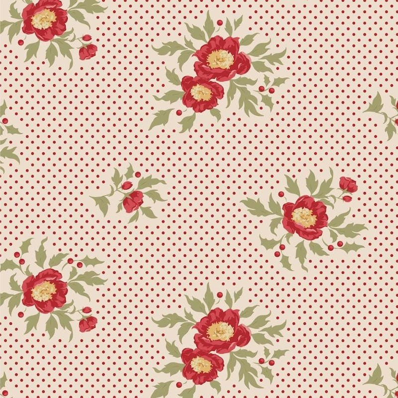 Merry Little Christmas - Joy Cream - Tilda Quilting Cotton - homesewn