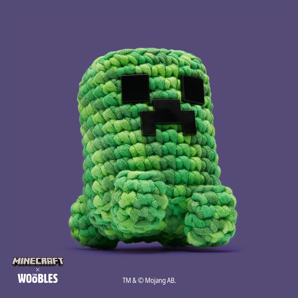 Minecraft Creeper Kit - Woobles Crochet Kit - homesewn
