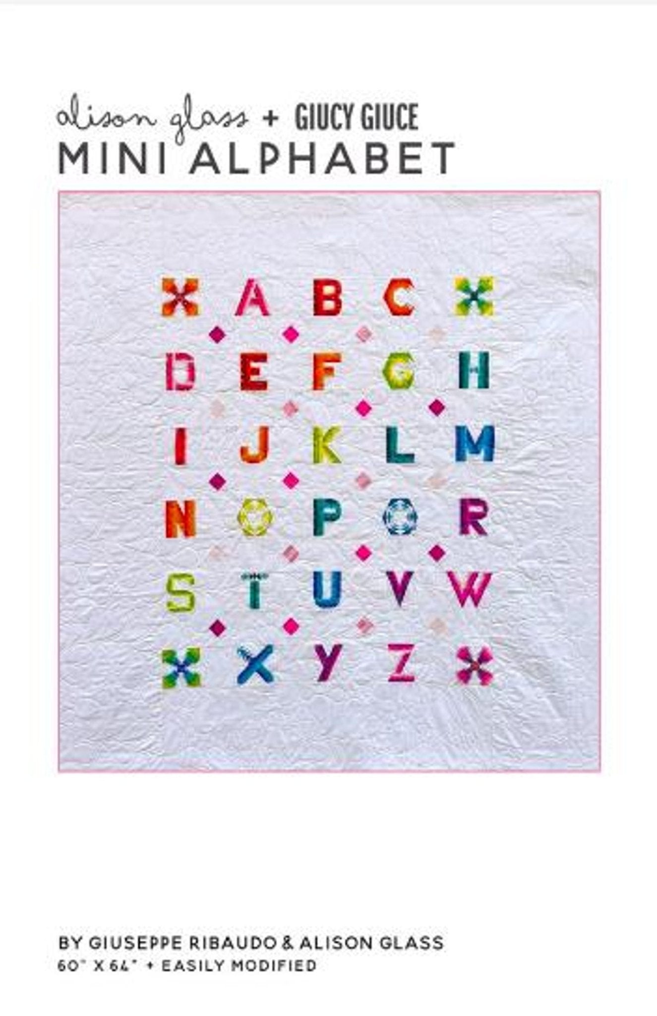 Mini Alphabet Quilt Pattern - Alison Glass & Guicy Guice - homesewn