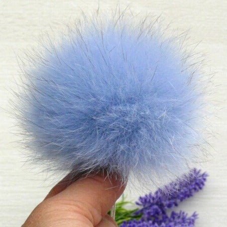 Mini Genuine Fur Pom Pom - homesewn