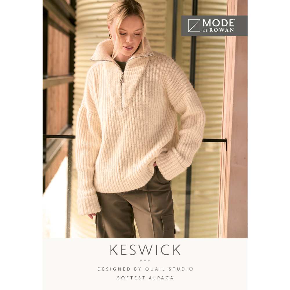Mode Pattern - Keswick Zipped Sweater - homesewn