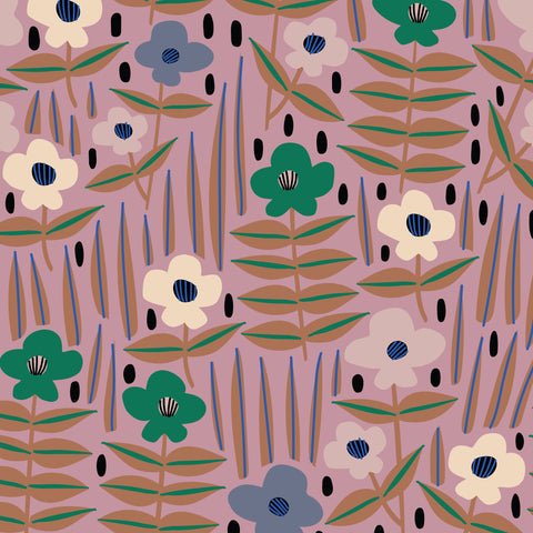 Moonflower Organic BATISTE - Sun Seed Moon - Leah Duncan - homesewn