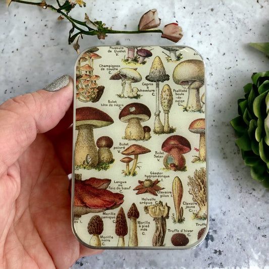 Mushroom Storage Tin - homesewn