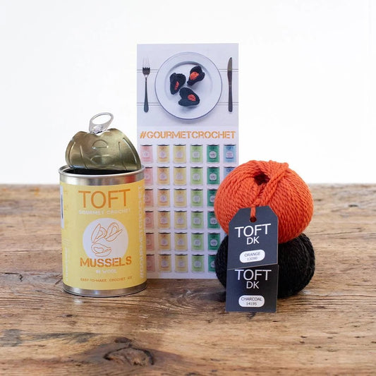 Mussels in a Tin - Gourmet Crochet - homesewn