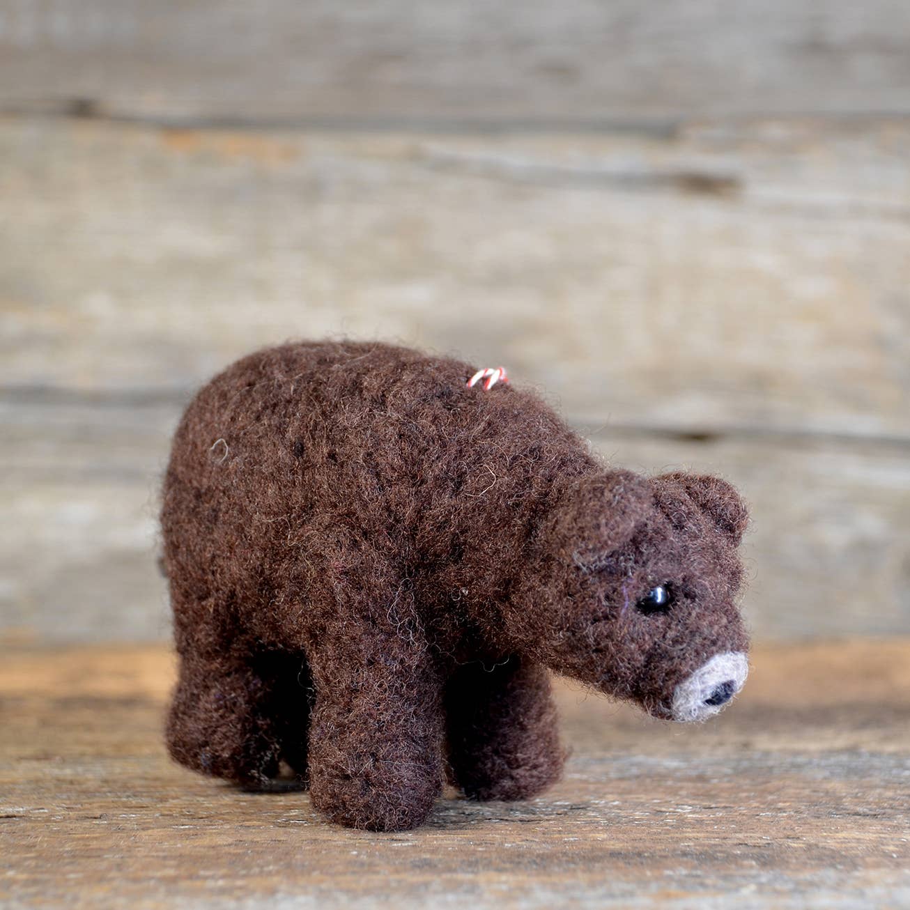 Needle Felting Kit - Brown Bear - Woodland Kit - homesewn