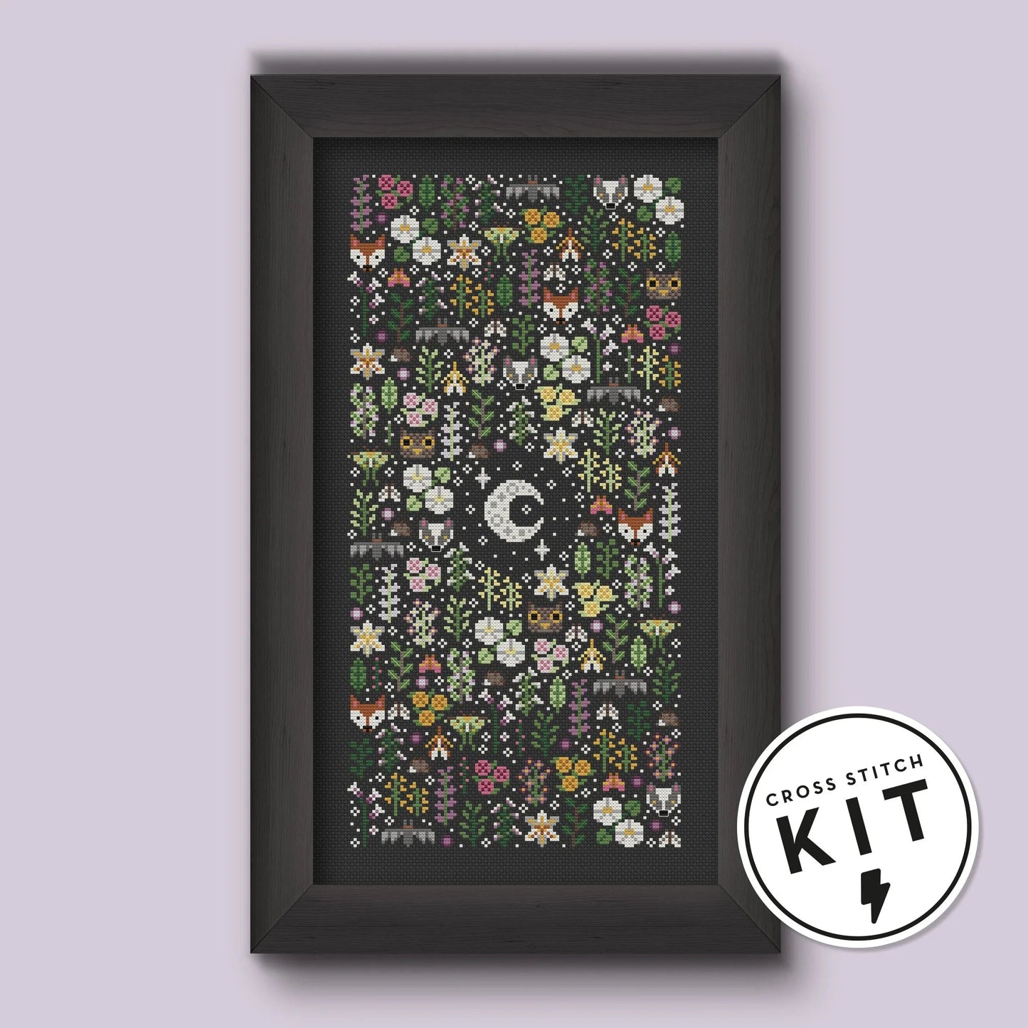 Night Garden Cross Stitch Kit - homesewn