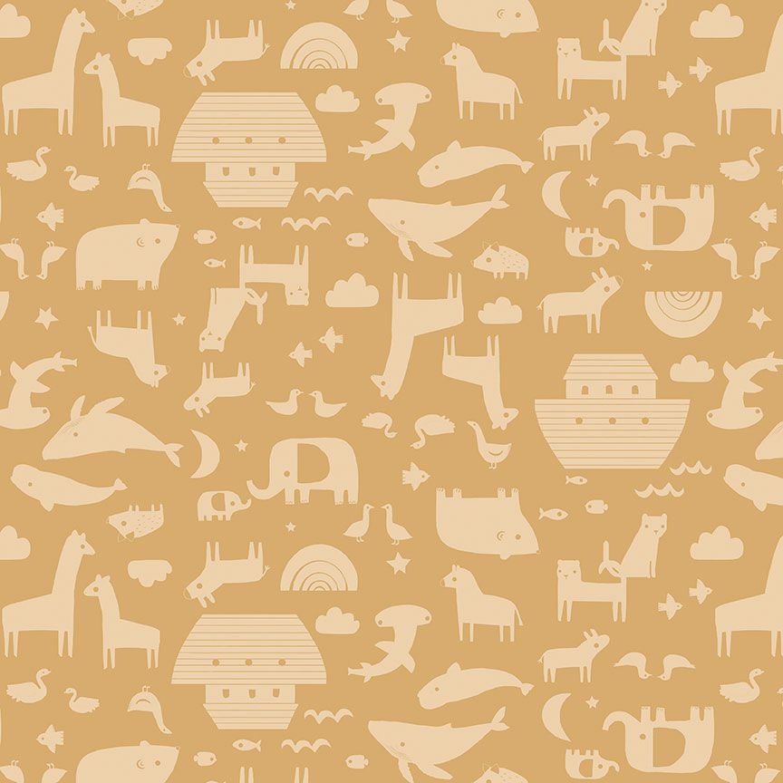 Noah Guy - Gold - Noah's Ark - homesewn
