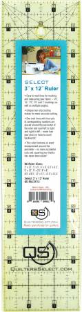 Non - Slip Ruler 3in x 12in - homesewn