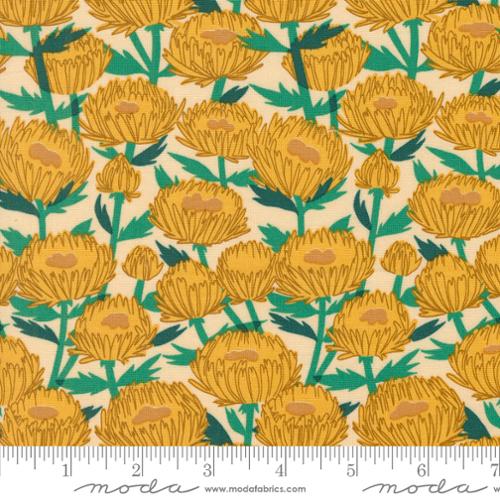 November Florals - Sand - Love Letter - homesewn