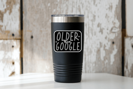 Older Than Google Sticker - dirty thirty, over the hill - homesewn