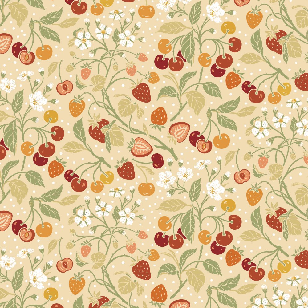 ORGANIC Cherry Strawberry - Vanilla - homesewn
