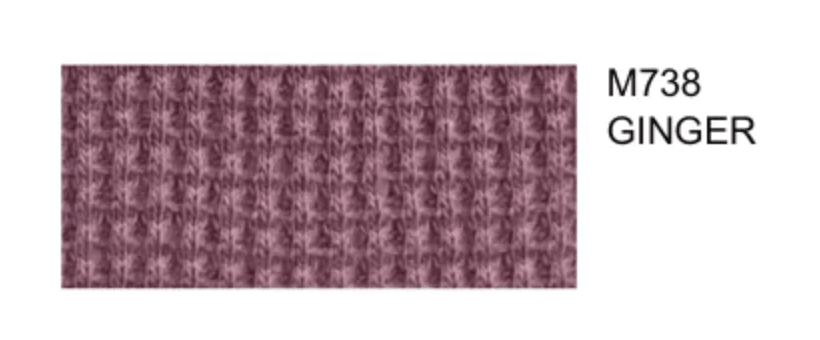 Organic Cotton WAFFLE 7.7oz - Ginger - Stretch Knit Fabric 57" wide - homesewn