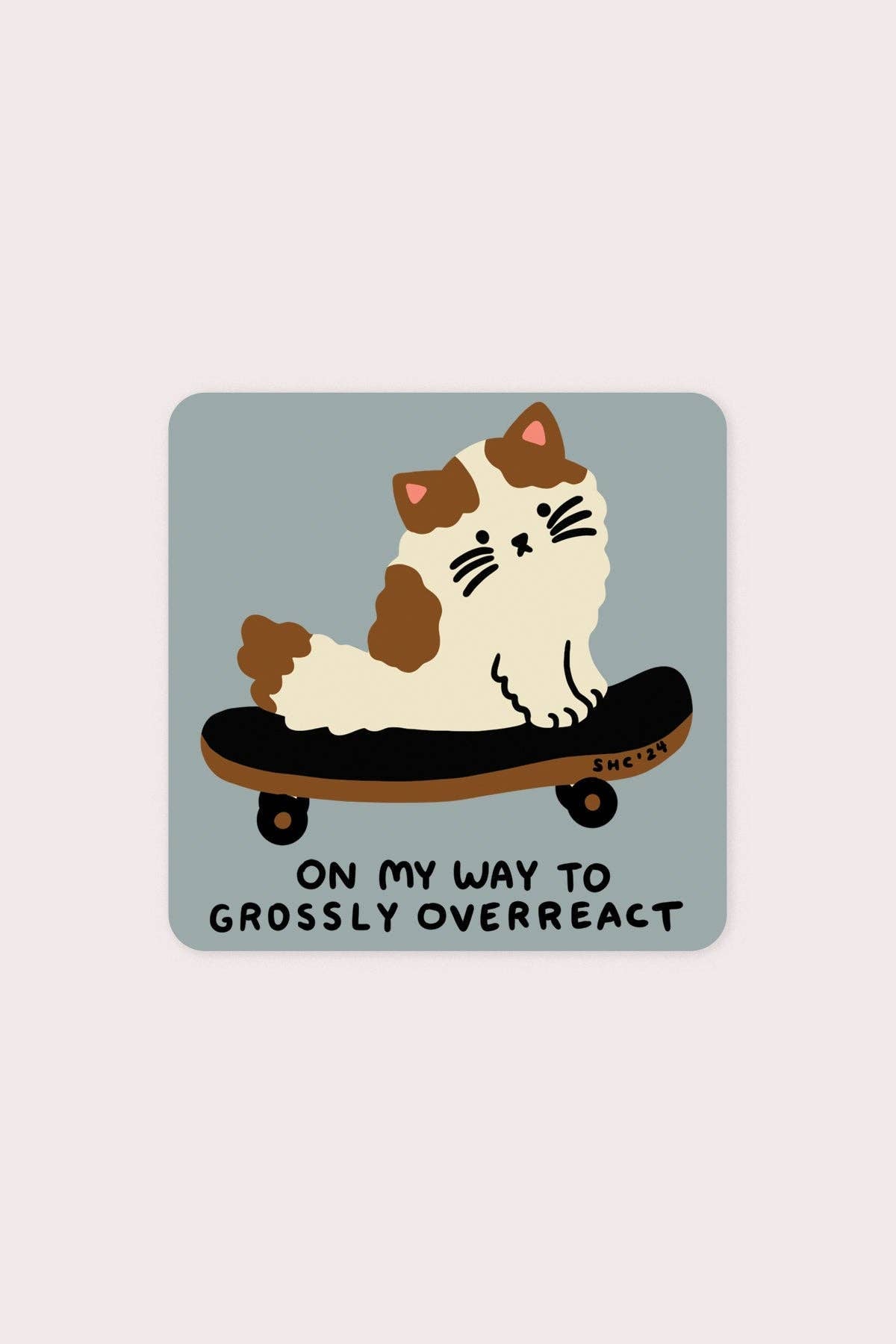 Overreact Sticker | Waterproof Vinyl Sticker - homesewn
