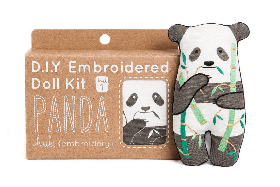 Panda - Embroidery Kit - homesewn