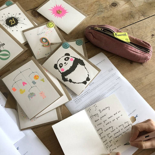 Patch Cards - Robot Happy Birthday - homesewn