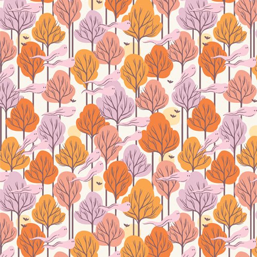 Phantom Forest Ray - QUILTING COTTON/POPLIN - Ghostly & Haunted - homesewn