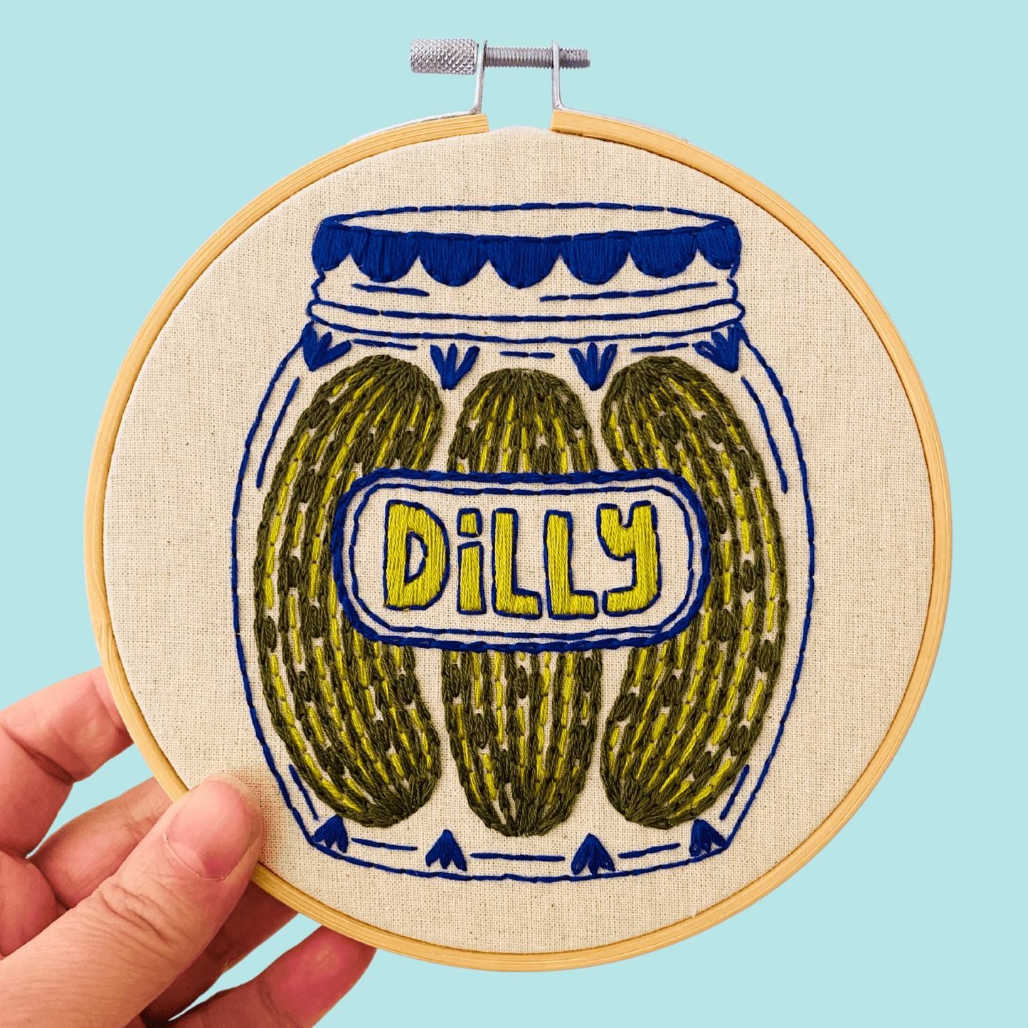 Pickles Complete Embroidery Kit - homesewn