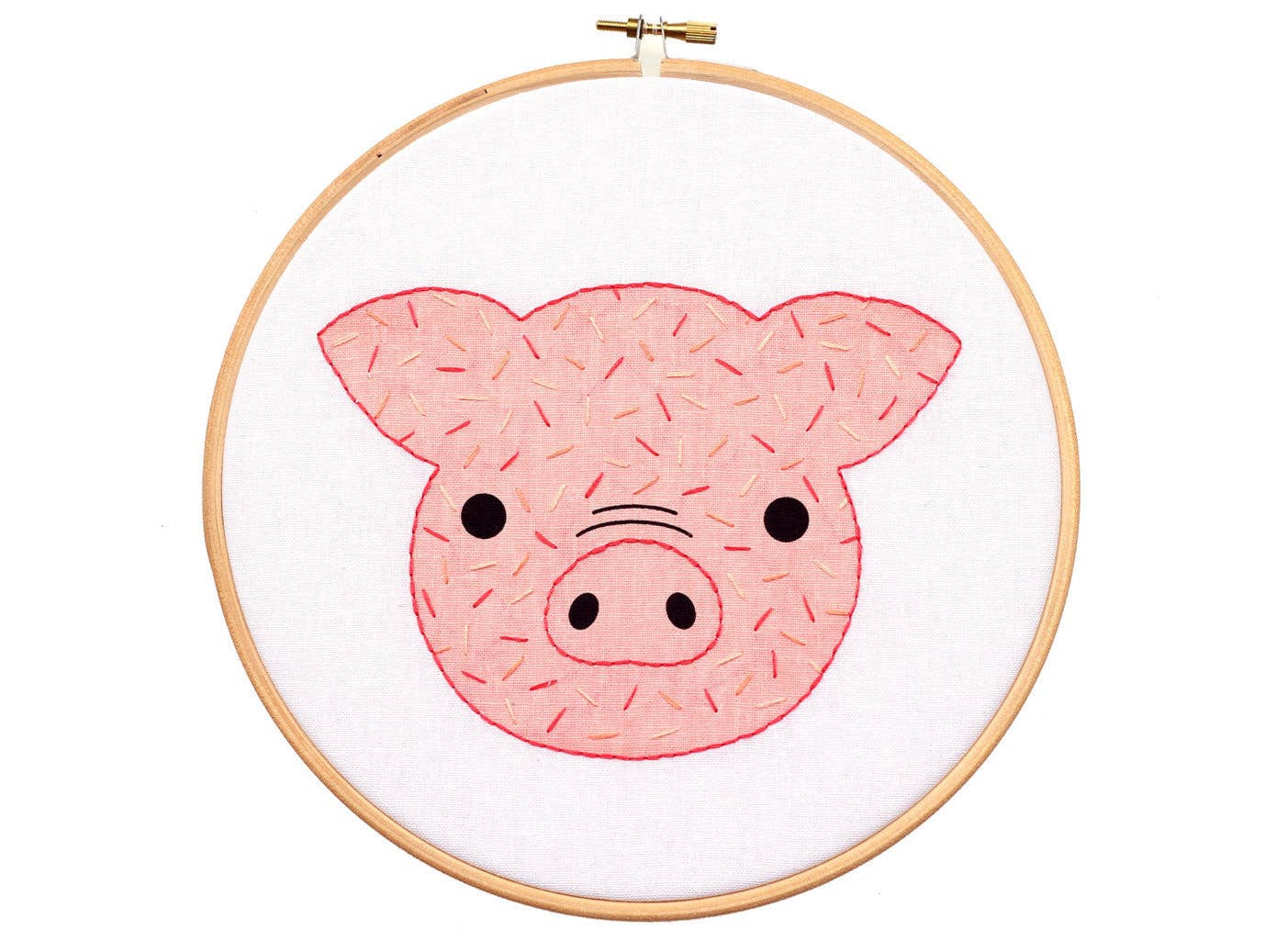 Piglet - Hoop Art Kit - homesewn
