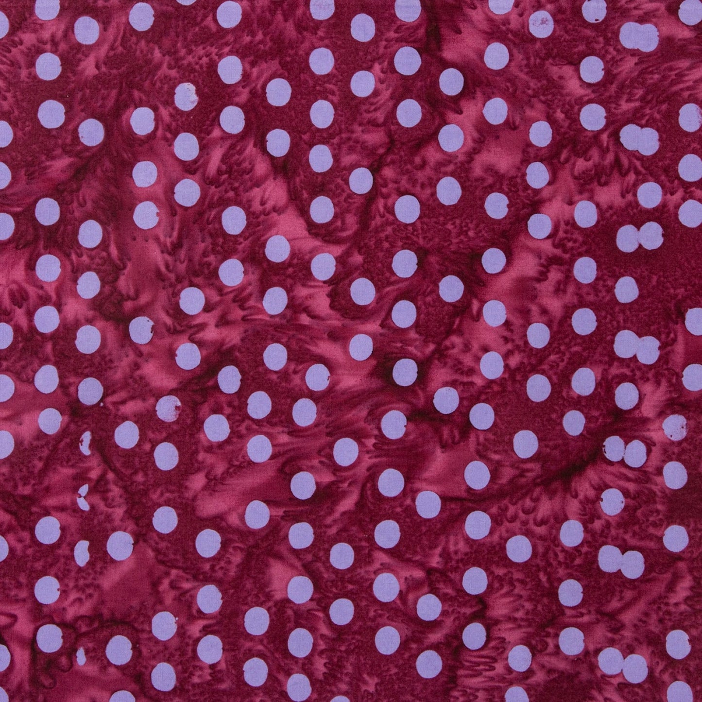 Polka Pop Berry Persimmon - COTTON BATIK - homesewn
