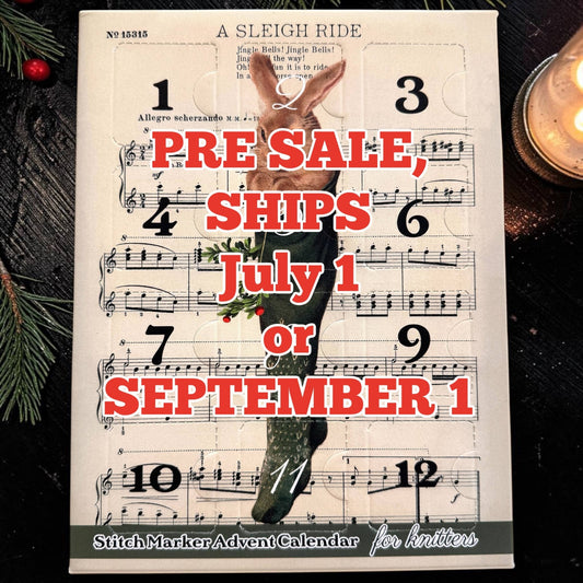 PREORDER: 2026 KNITTING Stitch Marker Advent Calendar - homesewn