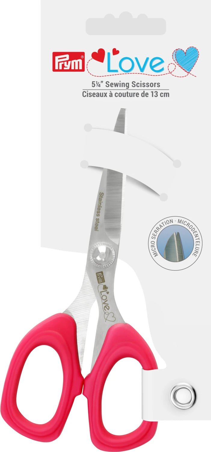 Prym Love 5 1/4" Sewing Scissors - homesewn