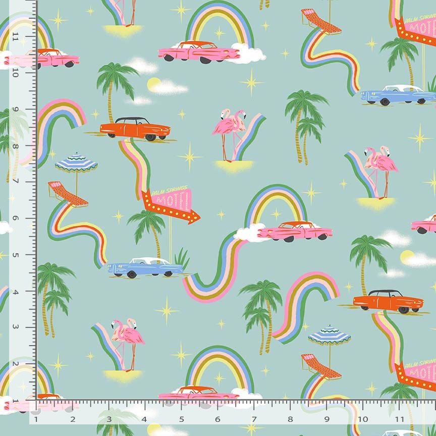 Psychadelia - Paradise Royale - QUILTING COTTON/POPLIN - homesewn
