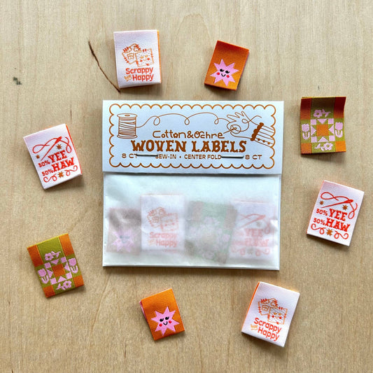 Quilty Pack Woven Labels - homesewn