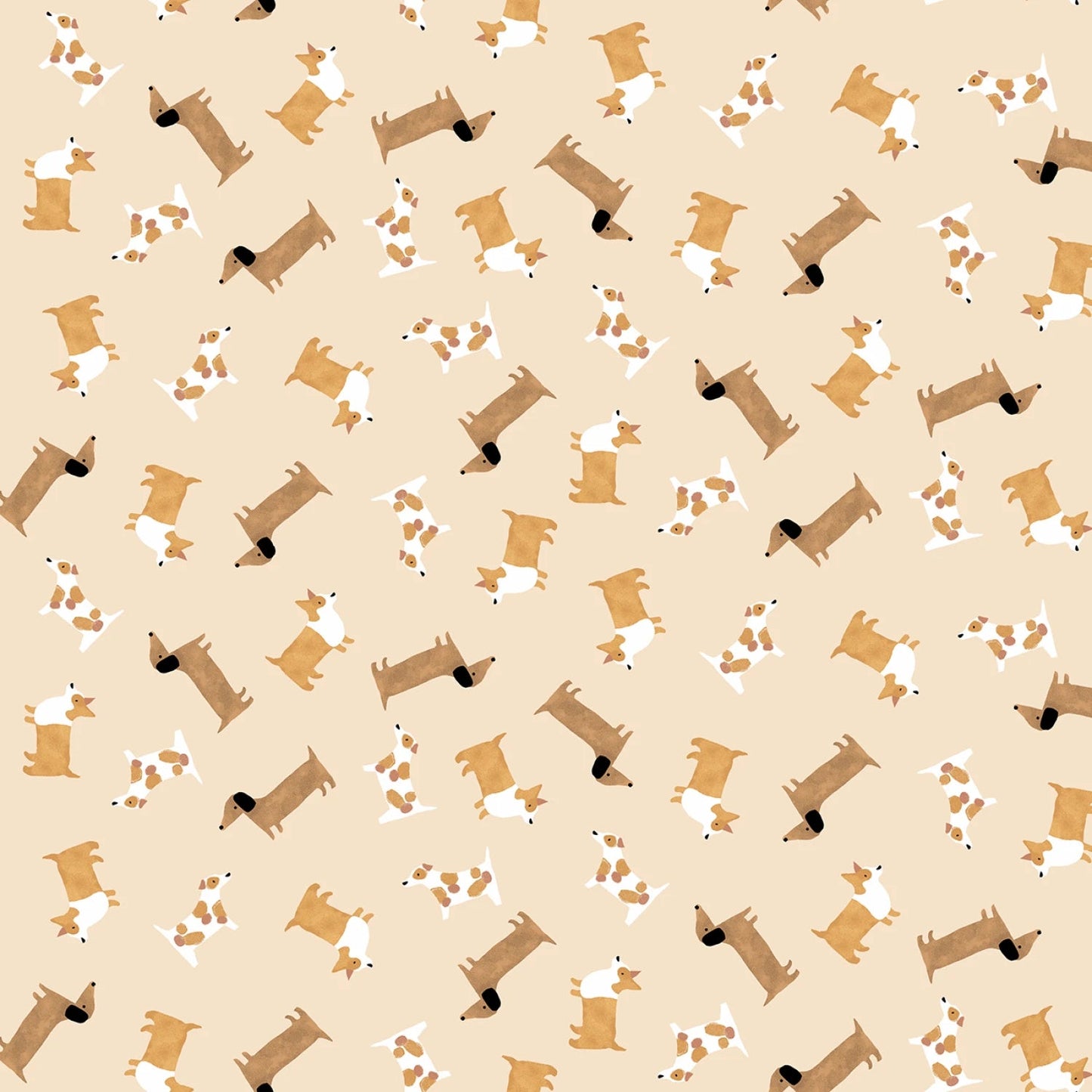 Raise the Woof - Wheat - QUILTING COTTON/POPLIN - homesewn