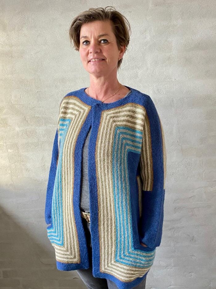 Pagode jacket by Hanne Falkenberg, knitting pattern Knitting patterns Hanne Falkenberg