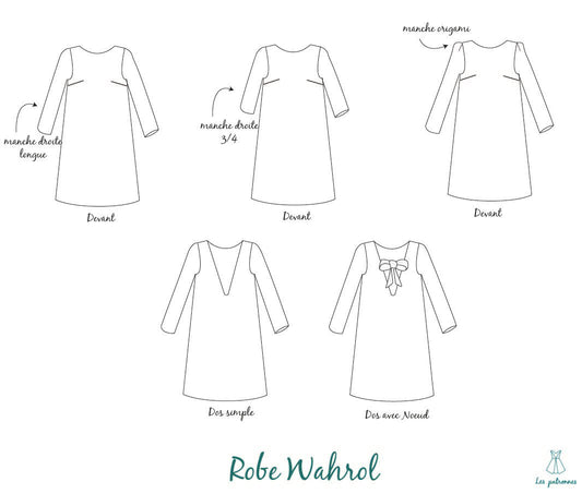Robe ou haut Warhol PDF DOWNLOAD - homesewn