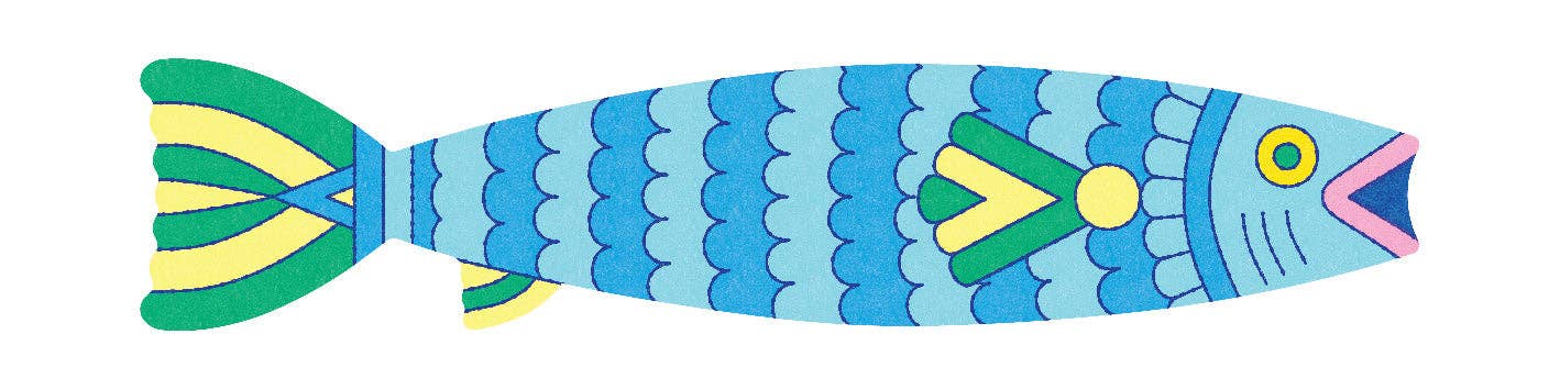 Sardines Fishy Sticky Notes - homesewn