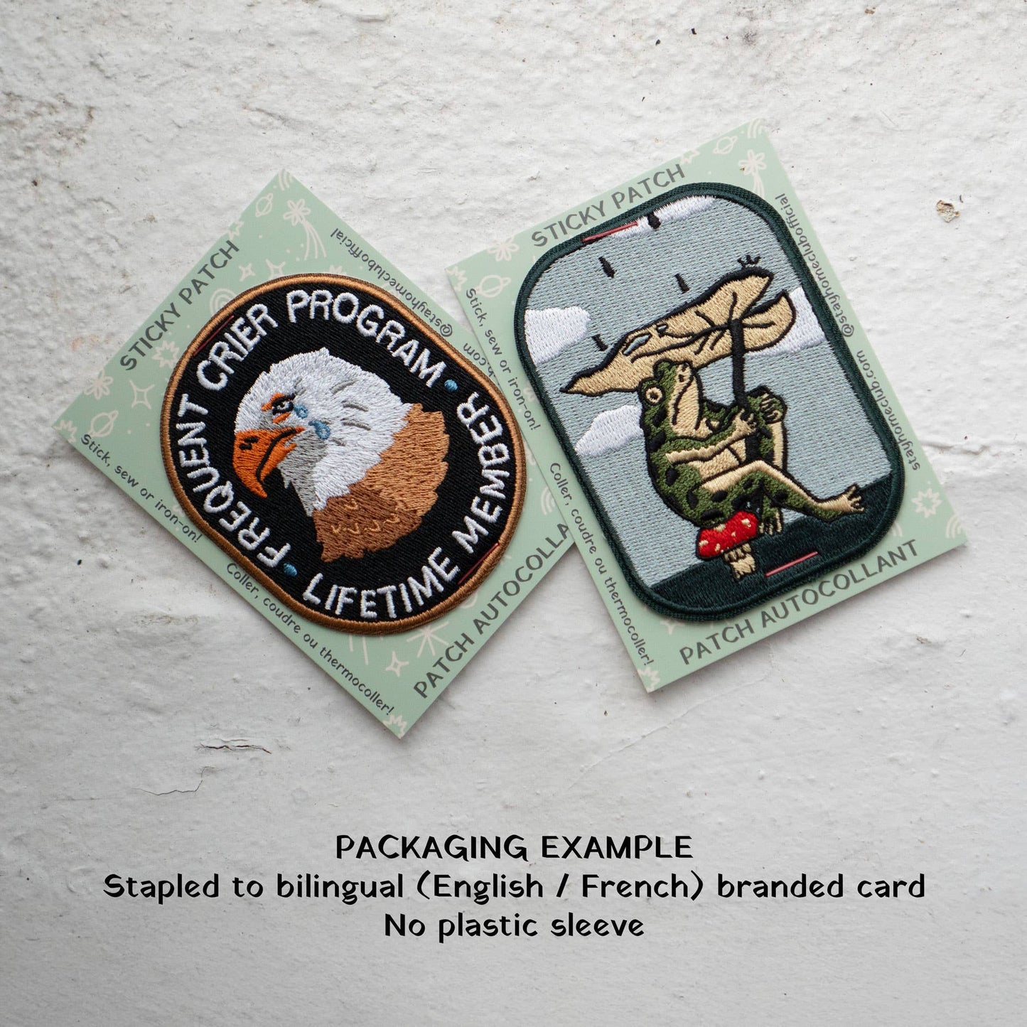 Scram - Felt Sticky Patch - homesewn