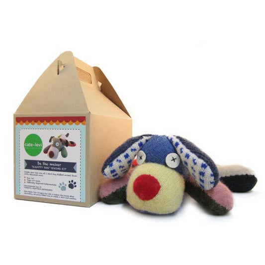 Scrappy Dog Stuffed Animal Kit | DIY Stuffed Animal Kit - homesewn