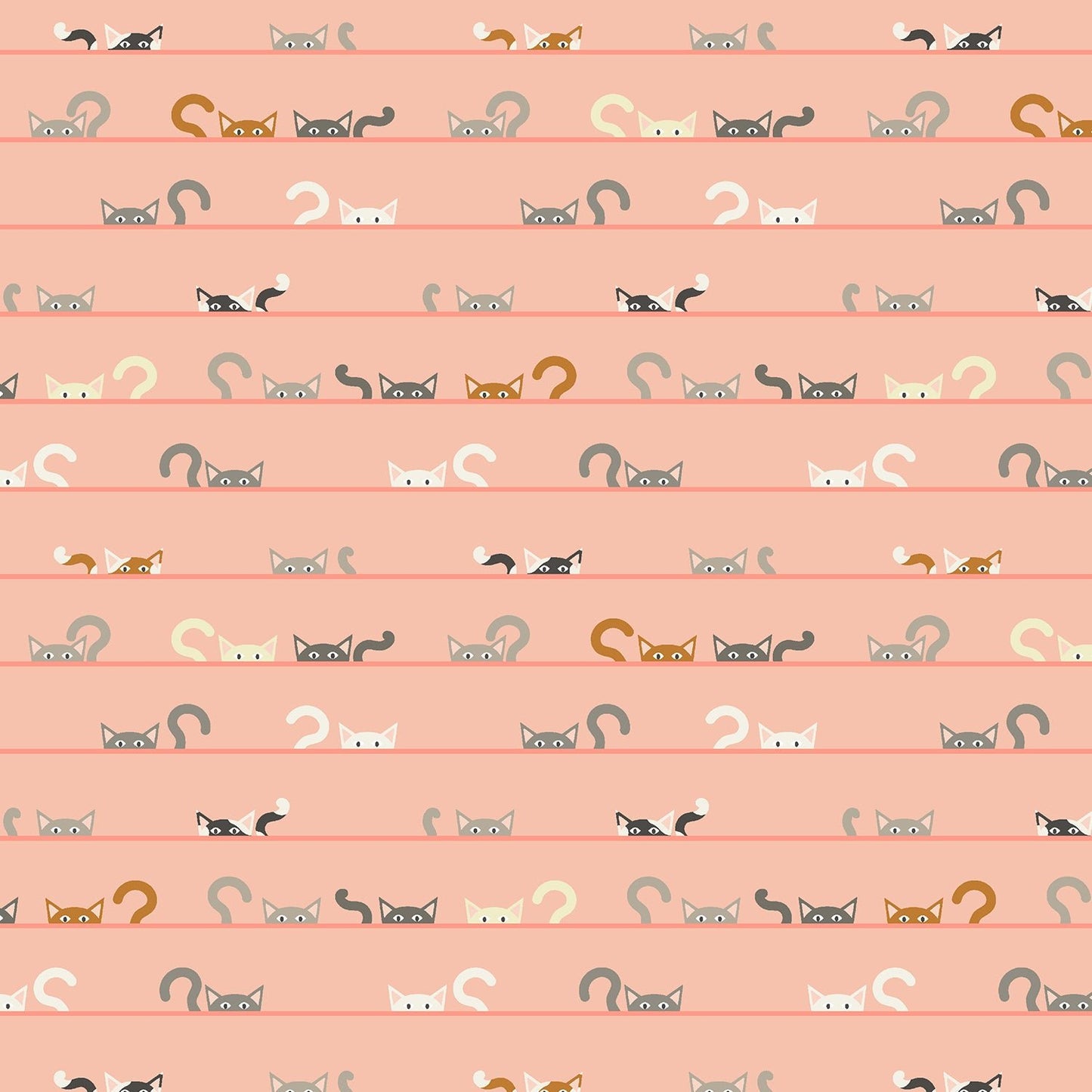 SD102 - ME3 Kitty Kats - Kurious Kats - Meows - A - Lot Fabric - homesewn