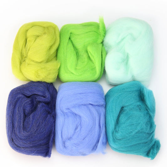 Seasonal Color Wool Roving - homesewn