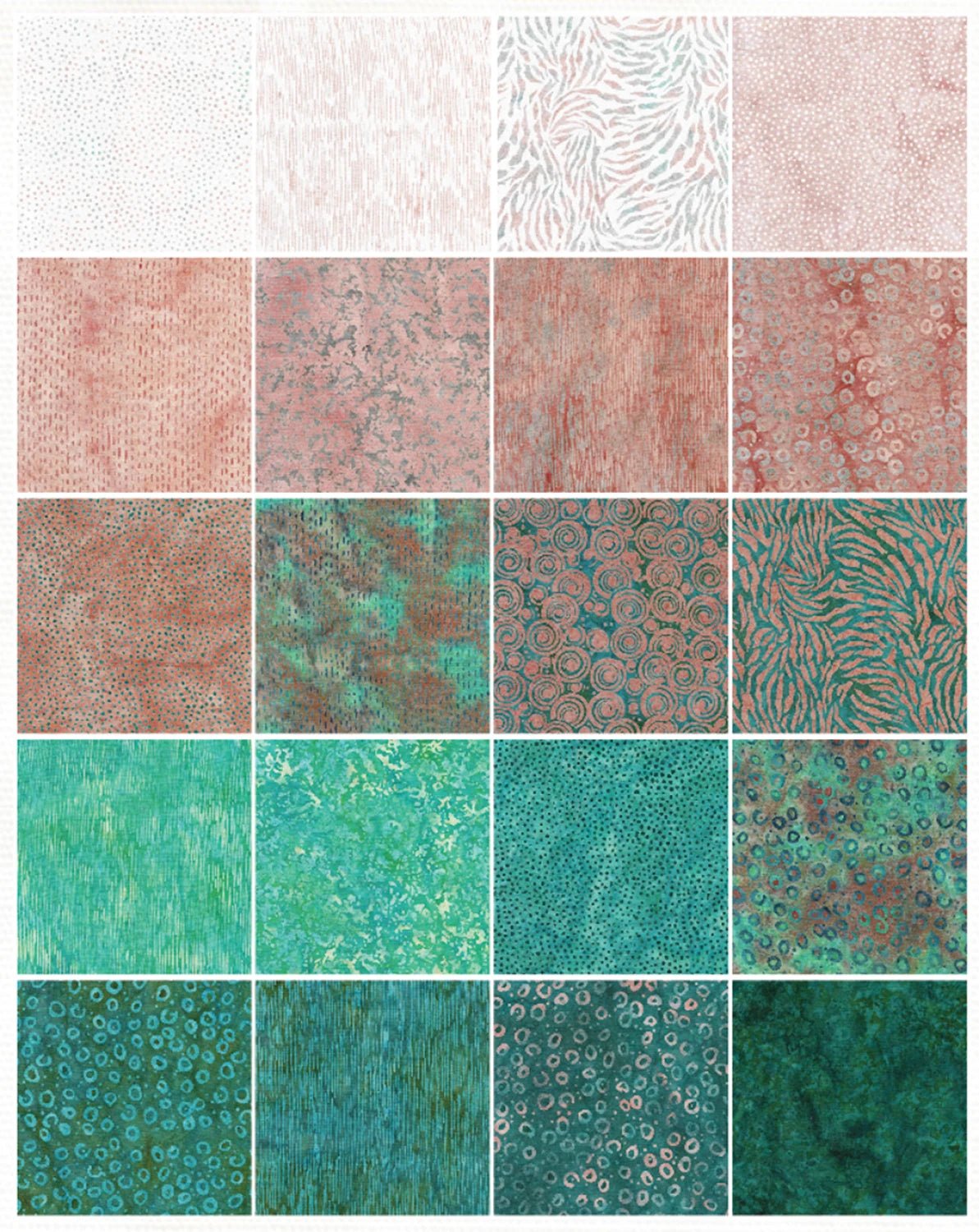 Serenity 2.5in Strips (40pc x 20 colors) - homesewn