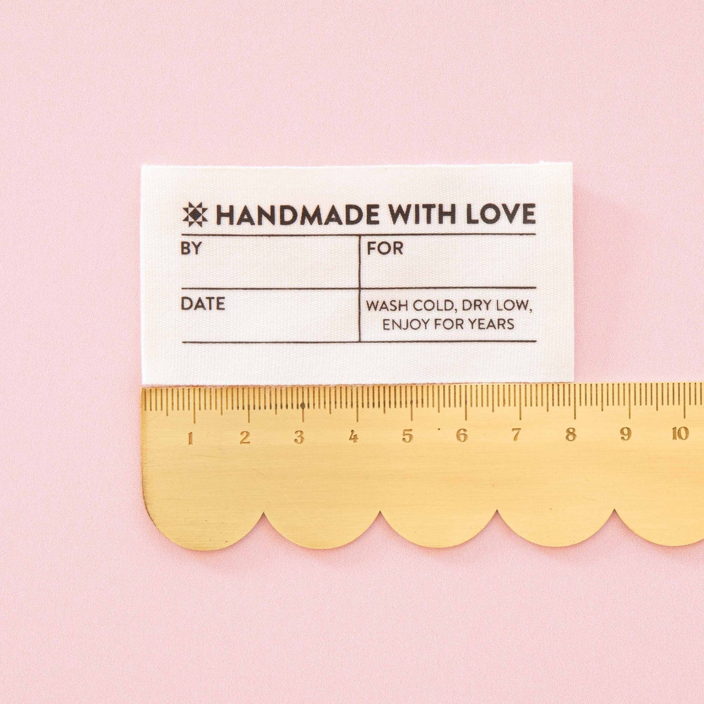 Simple Handmade Organic Cotton Write - In Labels - homesewn