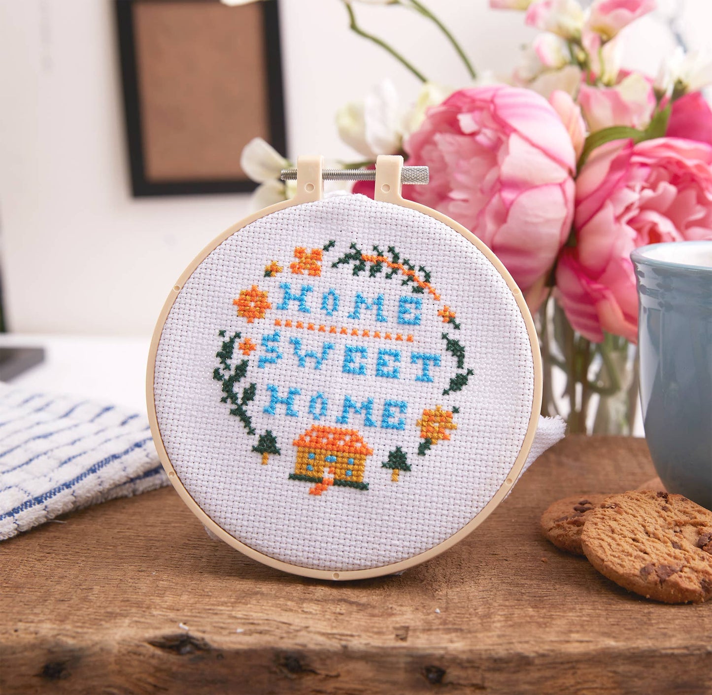 Simply Make Cross Stitch Kit - Home Sweet Home - homesewn