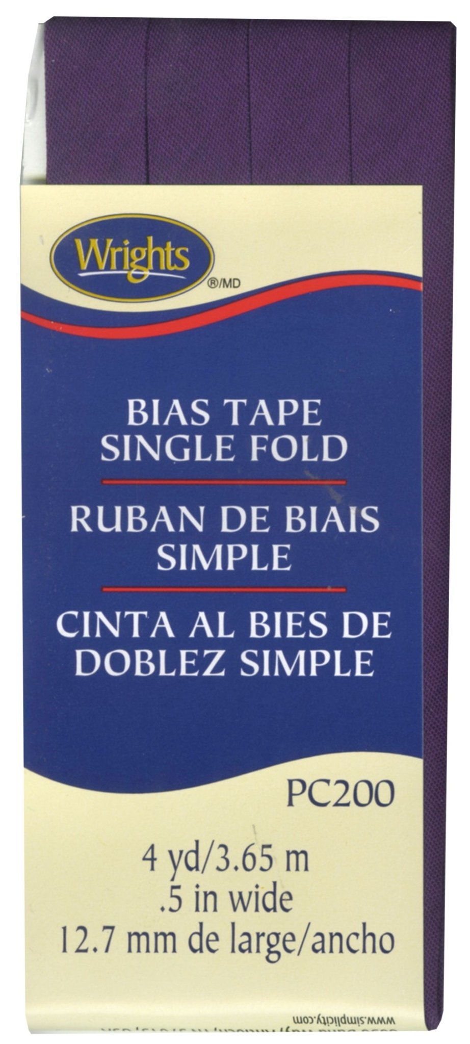 Single Fold Bias Tape - 1/2" - homesewn