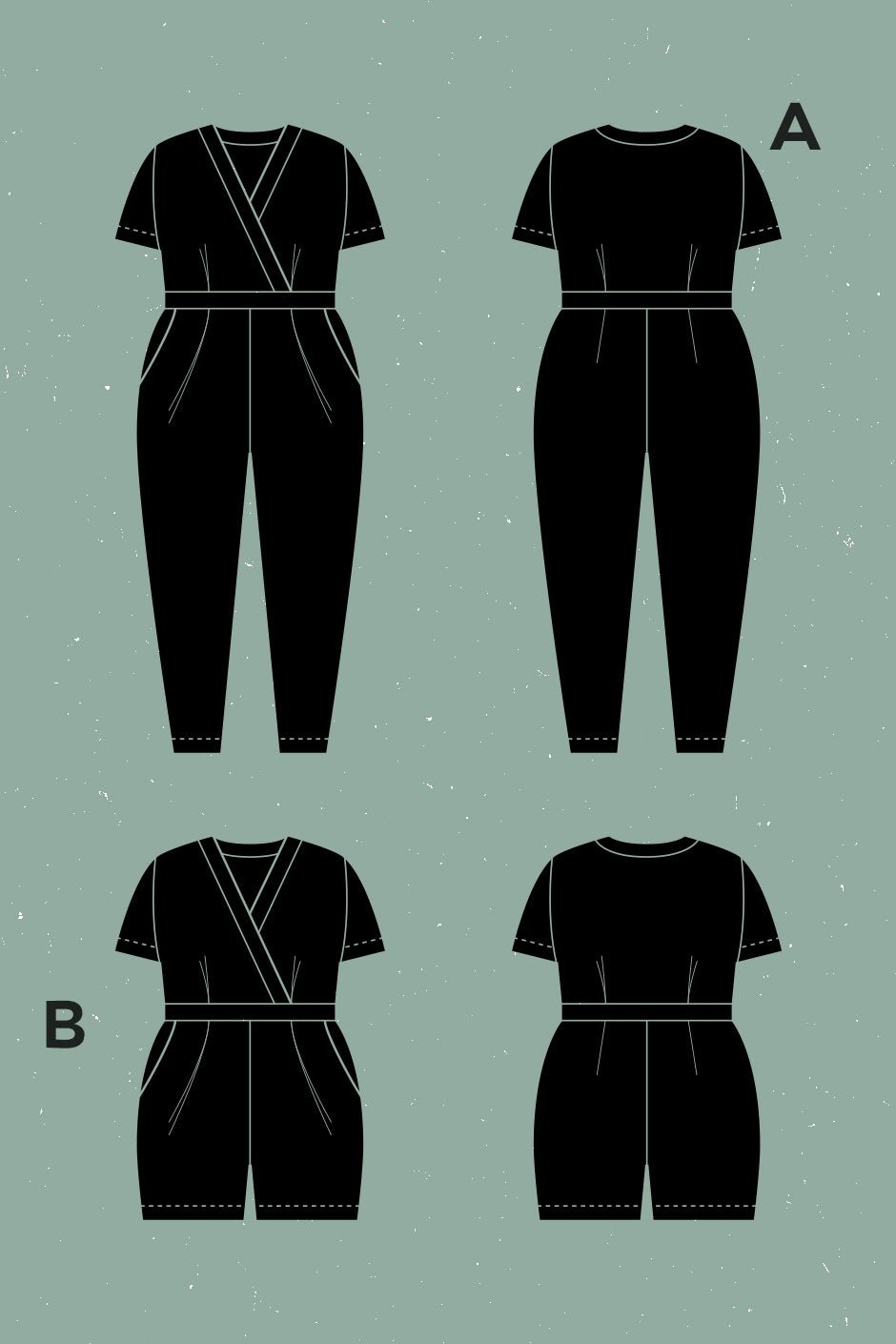 Sirocco Jumpsuit Pattern - PDF PATTERN - homesewn
