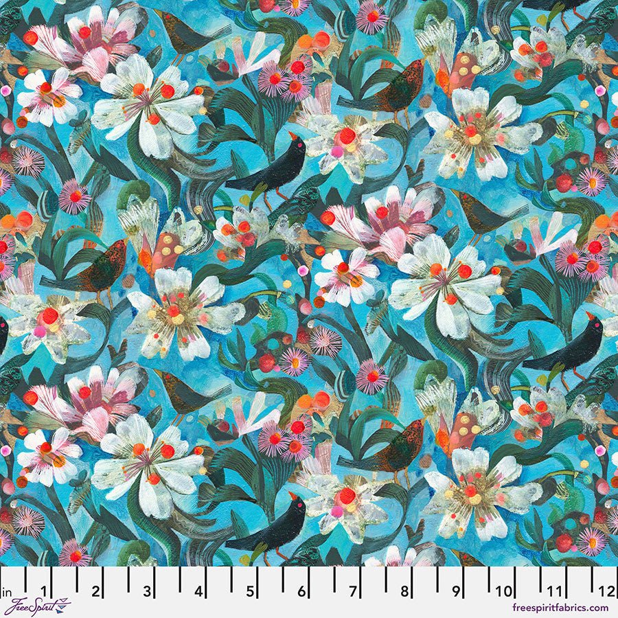 Skies - Blue - Colori - QUILTING COTTON/POPLIN - homesewn