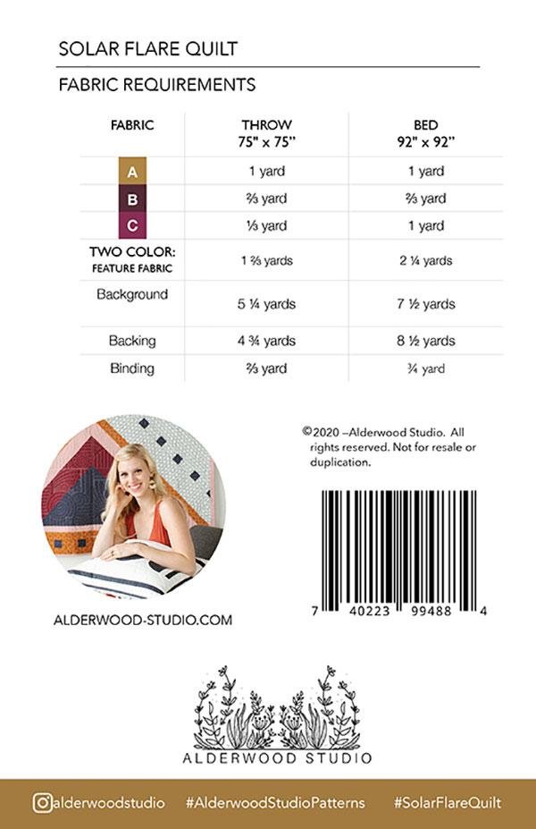 Solar Flare Quilt Pattern - homesewn