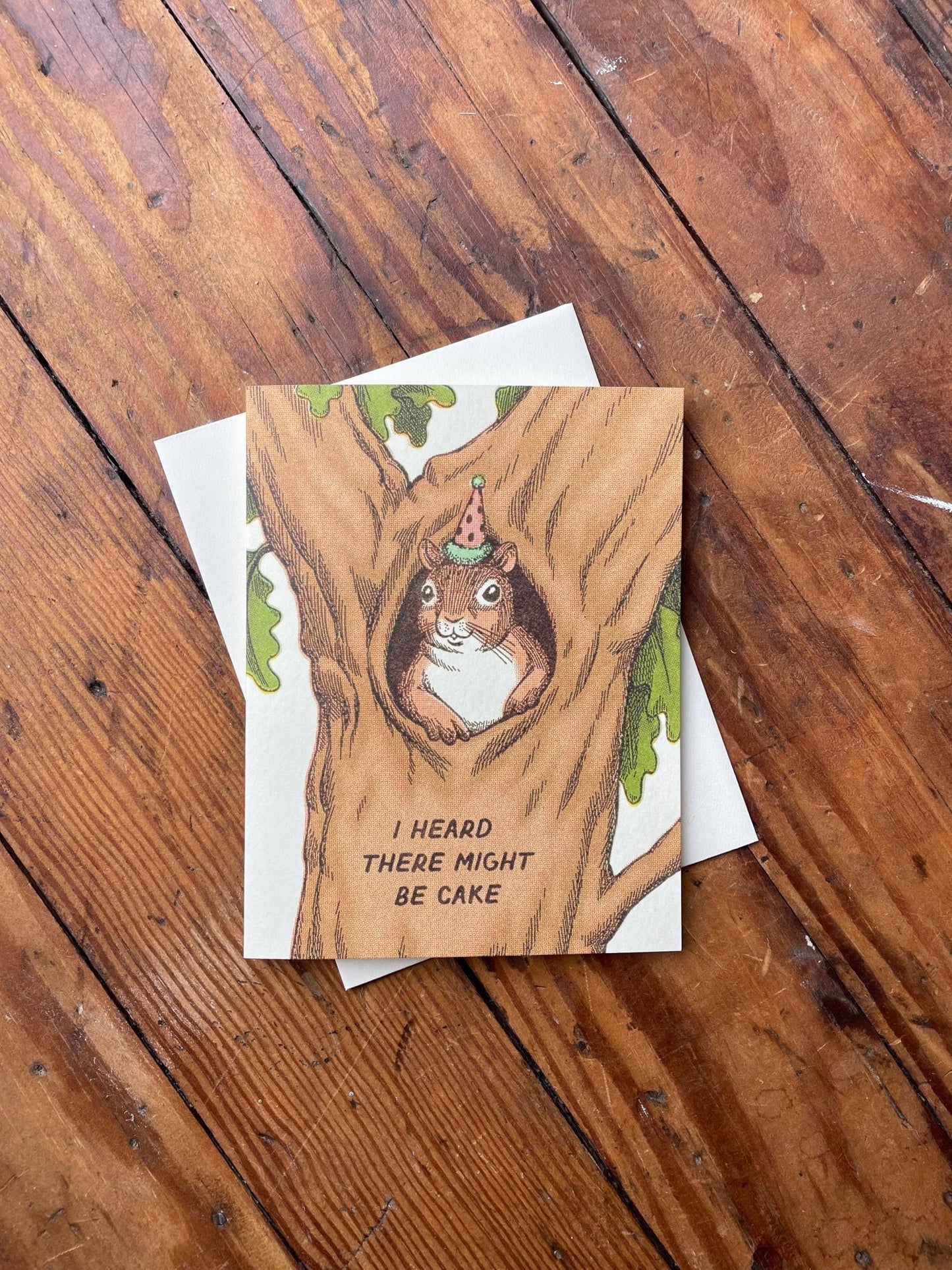 Squirrel Birthday Card - homesewn