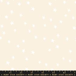 Starry - New White on Natural - homesewn