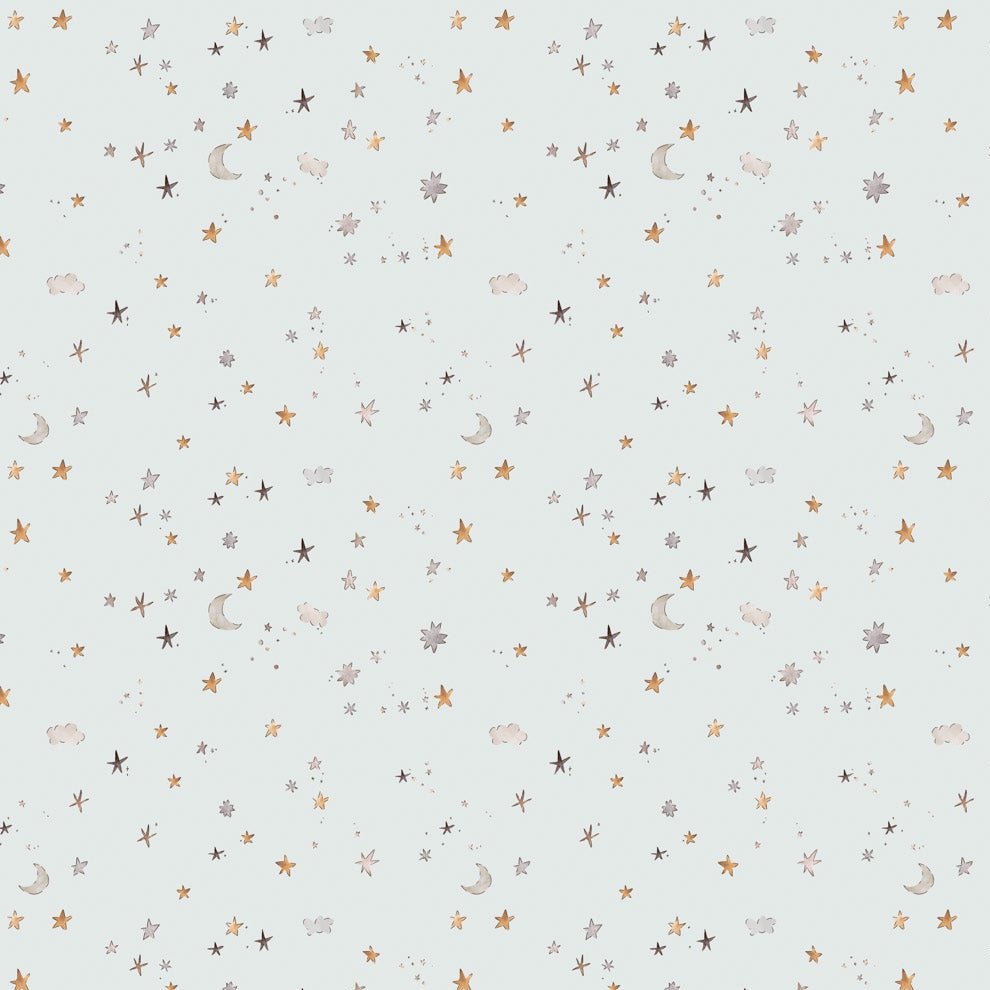 Stars - Grey - Cotton - Tale - homesewn