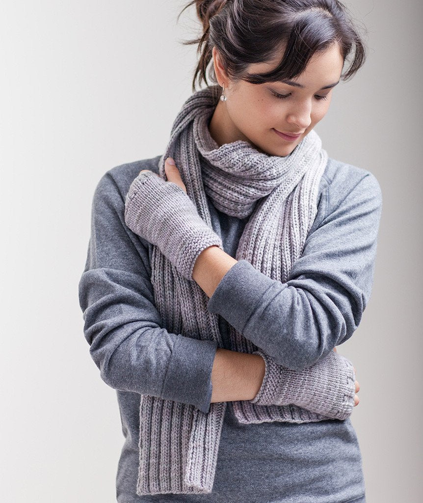 Stitch - Sampler Handwarmers & Ribbed Scarf Pattern - homesewn