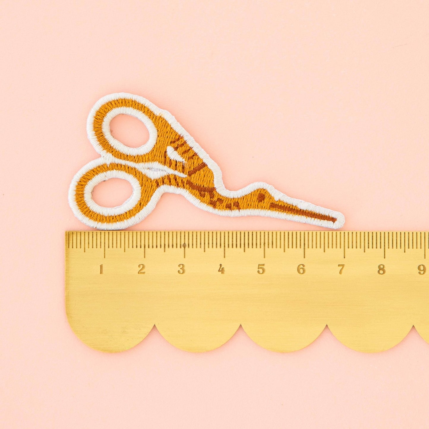 Stork Scissor Iron - On Patch - homesewn