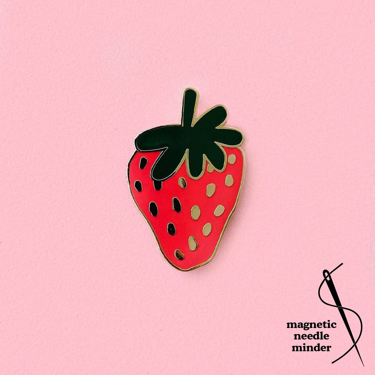 Strawberry Needle Minder - homesewn