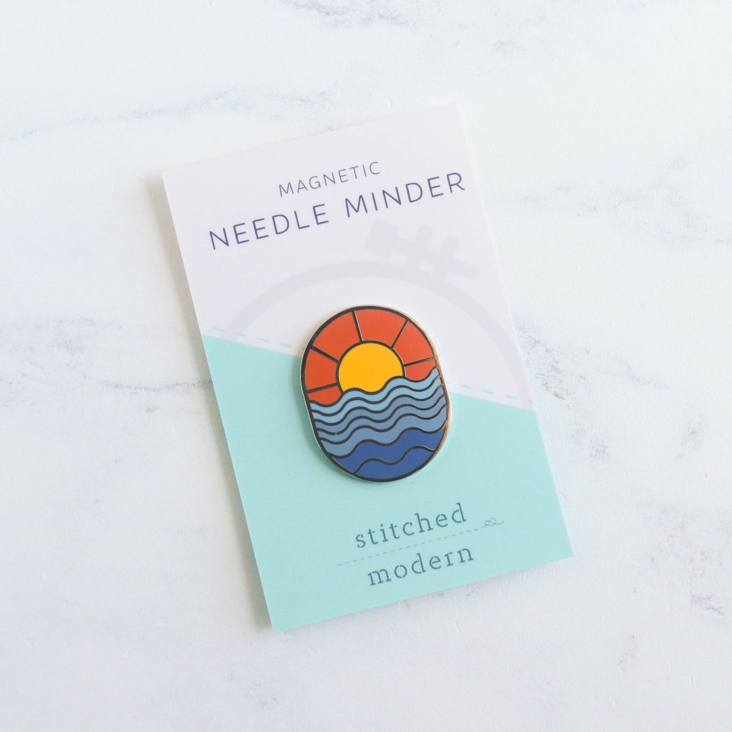 Sunset Waves Magnetic Needle Minder - homesewn