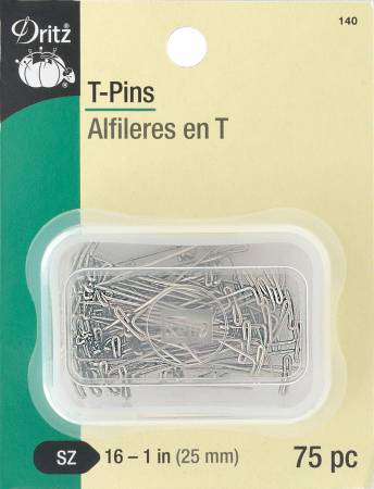 T - Pins (pack of 75 pins) - homesewn